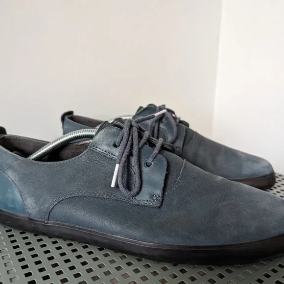 Camper "Jim" Blue Men’s Nubuck Leather Lace Up Shoes - Picture 2 of 8